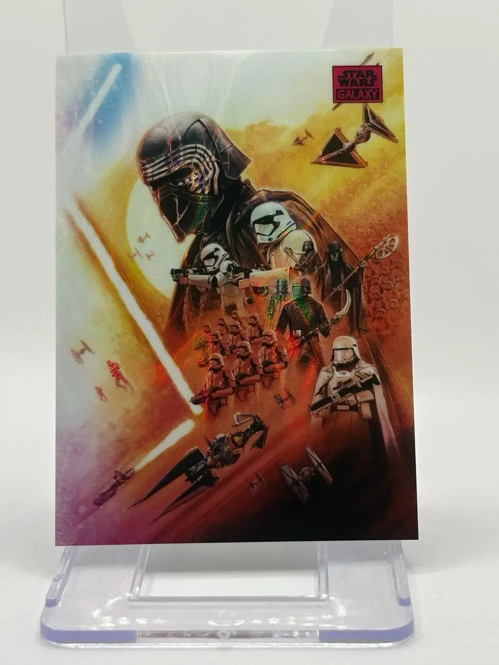 2025 Topps Star Wars Galaxy The First Order Magenta Lava Refractor 100/250 SP